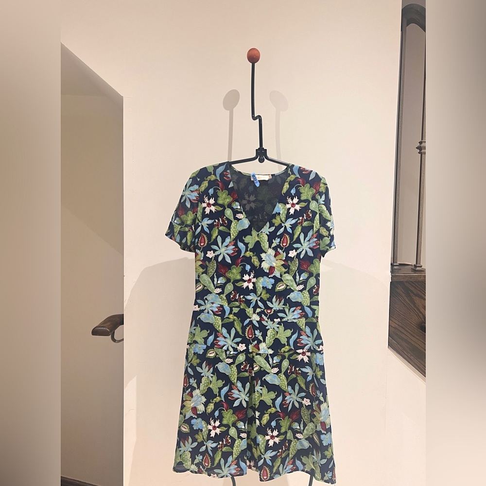 Tory Burch 'Evelyn' Garden Wisteria Dress